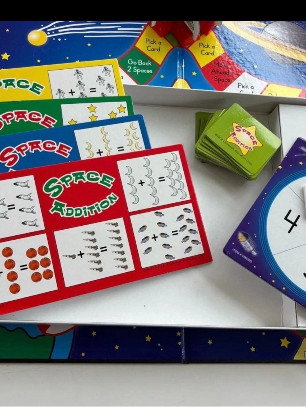 Childcraft Space Addition educational board game for children aged 4 and older